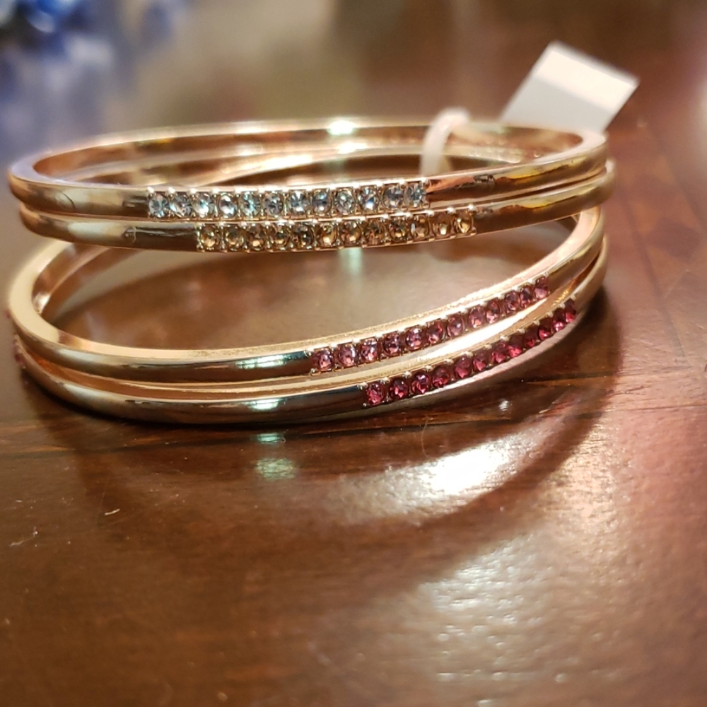 INC 4 Pave bangles